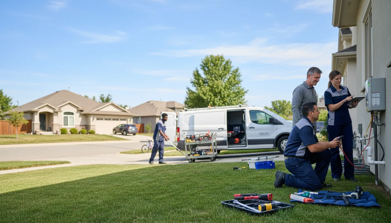 Tankless water heater service in Carson, ND